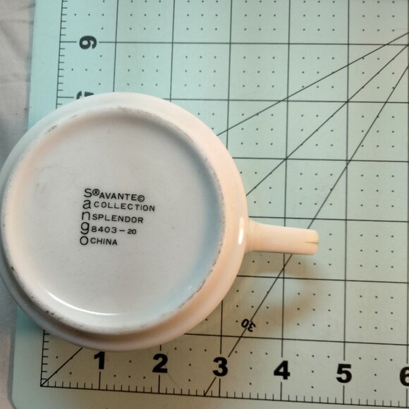 Sango Avante Collection Splendor Mug white gold Coffee Cup - Picture 8 of 8